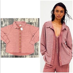 🌺FREE PEOPLE BUTTON UP TOP